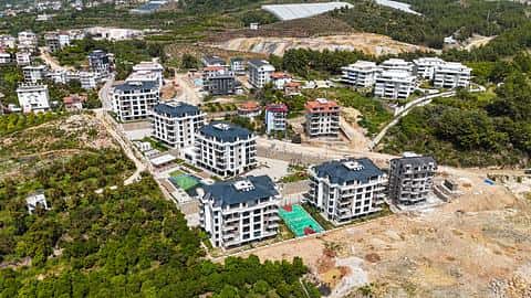 Oba, appartements à Alanya avec piscine à vendre : 3, 5 chambres — 5/23