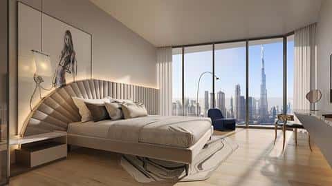 Ғажайып қала көрінісі бар пәтер жобасы Downtown Dubai-де — 10/11