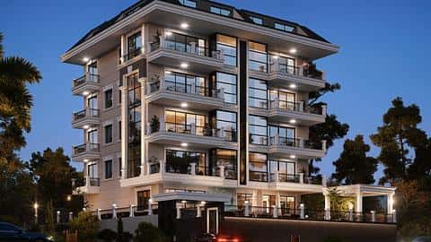 Appartements à Alanya avec Vue Mer et Permis de Séjour — 2/19