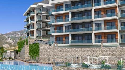 Appartements de 1 à 3 chambres avec citoyenneté à vendre à Alanya Kargicak — 3/27