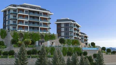 Appartements de 1 à 3 chambres avec citoyenneté à vendre à Alanya Kargicak — 5/27