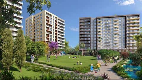 Appartements à vendre dans le plus grand projet d'Antalya, Kepez — 7/61