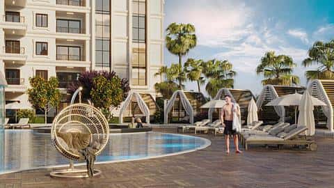 Appartements de 1 à 5 chambres à vendre à Cikcilli, Alanya avec possibilité de citoyenneté — 7/14