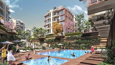Appartements avec vue sur la ville à vendre avec citoyenneté à Eyüpsultan, Istanbul — 10/12