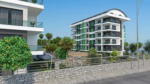 Appartements Kargicak Alanya à vendre, 1 et 2 chambres, près de la mer — 7/15