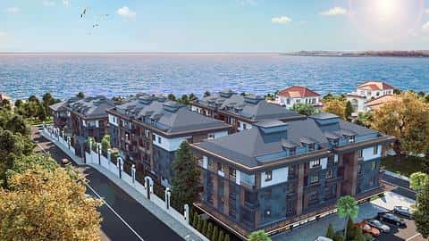 Appartements à vendre à Beylikdüzü, Istanbul, avec 2 à 7 chambres, vue sur la mer et permis de séjour — 3/26