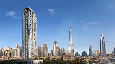 Ғажайып қала көрінісі бар пәтер жобасы Downtown Dubai-де — 2/11