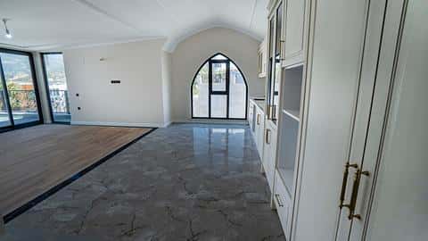 Appartement à vendre à Alanya Kargicak avec piscine et sauna, 1-3 chambres — 9/22