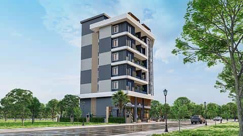 Appartement avec 2 chambres et 1 chambre à vendre à Mahmutlar, Alanya, près de la mer — 3/48