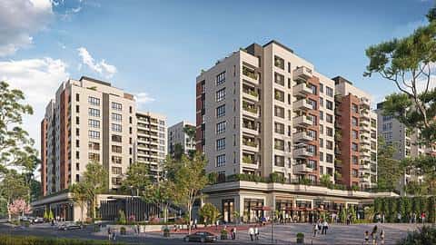 Appartements à vendre à Bagcilar : 2-4 chambres, piscine et citoyenneté à Istanbul — 2/8