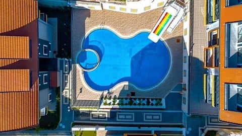 Appartements éligibles à la citoyenneté à Hasbahce, Alanya à vendre avec accès à la piscine — 3/39