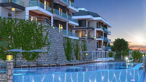 Appartements de 1 à 3 chambres avec citoyenneté à vendre à Alanya Kargicak — 2/27