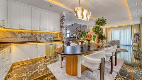 Villa de luxe 5+1 avec vue sur la mer à vendre à Alanya Kargicak — 10/27
