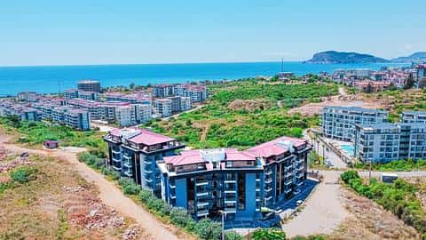 Investir dans des appartements à Alanya Kestel, de 1 à 4 chambres, avec piscine et plage à proximité — 2/19