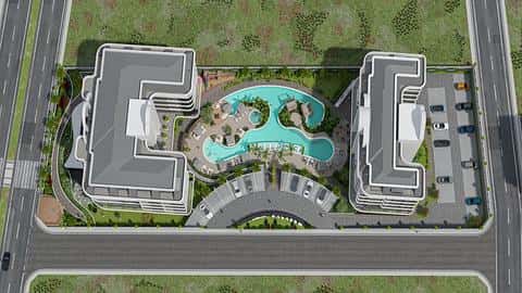 Acheter un appartement à Kestel, Alanya : Vue sur mer et piscine - 1, 2, 4 chambres avec accès à la citoyenneté — 8/33
