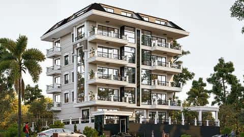 Appartements à Alanya avec Vue Mer et Permis de Séjour — 3/19