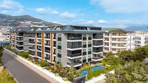 À vendre : appartements à Saray, Alanya avec piscine et proche de la plage — 2/45