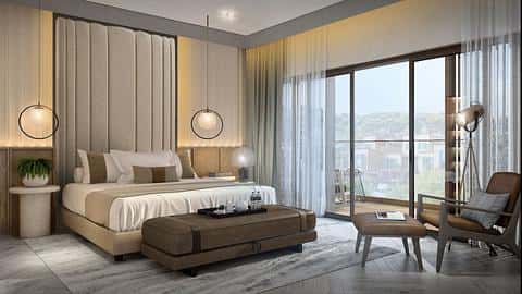 Diese Reihenhäuser mit 4 Schlafzimmern in Golf City, Dubai — 4/7