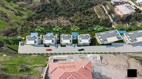 Villa de luxe de 4 chambres offrant la citoyenneté et de superbes vues sur la mer à Kestel, Alanya — 5/6
