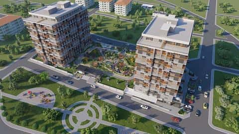 À vendre : appartements à Buyukcekmece, Istanbul avec 2, 3 ou 4 chambres et permis de résidence — 2/16