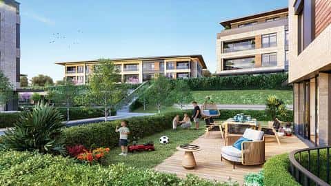 À vendre : appartements de luxe à Zeytinburnu, Istanbul avec piscine et mer à proximité, chambres : 3, 4, 5, 6 — 5/30