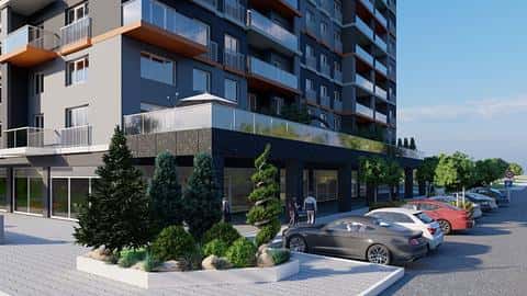 À vendre : appartements à Buyukcekmece, Istanbul avec 2, 3 ou 4 chambres et permis de résidence — 8/16