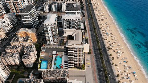 Appartements en Bord de Mer à Vendre à Alanya Mahmutlar avec Citoyenneté — 4/29