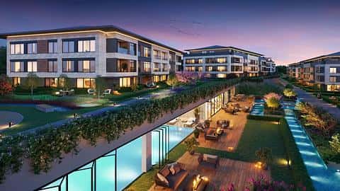 À vendre : appartements de luxe à Zeytinburnu, Istanbul avec piscine et mer à proximité, chambres : 3, 4, 5, 6 — 3/30