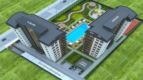 Complexe d'appartements glamour et vaste à Aksu, Antalya — 5/7