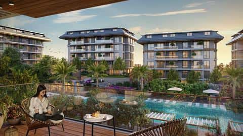 Investir dans les appartements de 1 à 4 chambres à Oba, Alanya, avec accès à la piscine — 9/56