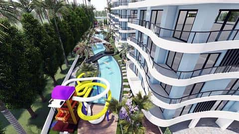 Schitterende complexe residentie in Long Beach, Chypre. — 7/28
