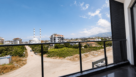 Appartement 1+1 Vue Mer à Vendre à Kestel Alanya — 8/17