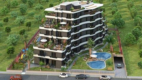 Complexe d'appartements sophistiqué situé à Aksu, Antalya — 7/85