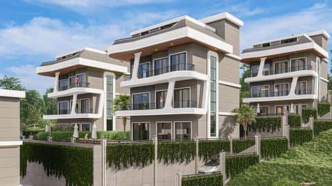 Villa Kargicak à Alanya avec 4 chambres et piscine à vendre — 3/29