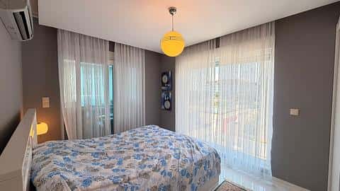 Fully Furnished 2+1 Flat 150m to Beach in Alanya Kestel — 10/24
