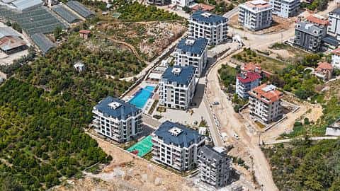 Oba, appartements à Alanya avec piscine à vendre : 3, 5 chambres — 3/23