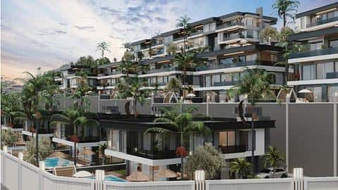 Villa with 3 or 7 Bedrooms and Private Pool in Alanya Tepe For Sale — 2/18