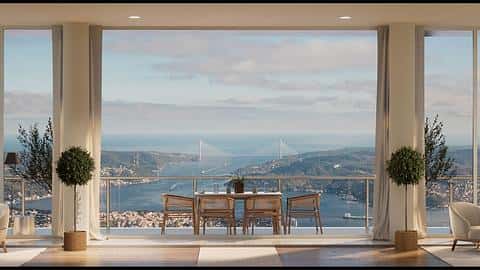 Appartements à Istanbul à Sariyer avec citoyenneté et proximité du centre-ville — 5/20
