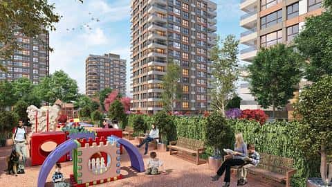Appartements de 1 à 4 chambres à Cekmekoy, Istanbul avec piscine et prêts pour la citoyenneté — 2/19