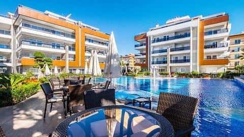 Découvrez un appartement 2 chambres avec piscine près de la plage à Oba, Alanya — 5/42