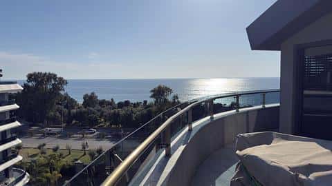 Duplex de Luxe 3+1 à Vendre Front de Mer à Kargicak Alanya — 6/65