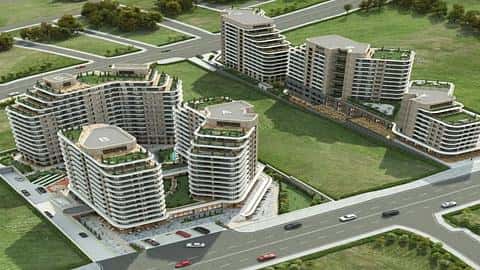 À vendre : appartements de 1 à 3 chambres à Kucukcekmece, près du centre-ville — 5/6