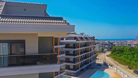 Appartements de Luxe avec Vue Panoramique sur la Mer et le Château à Alanya — 4/31