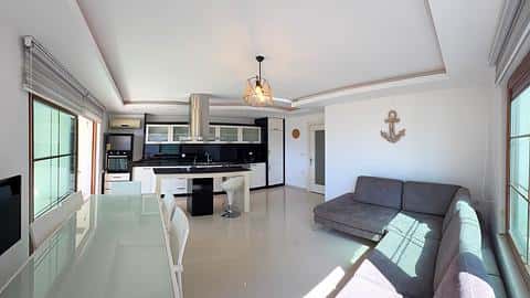 Appartement 2+1 Front de Mer à Vendre à Kestel Alanya — 6/30