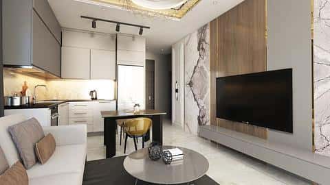 Appartements Alanya Demirtas : 1, 2, 3 chambres, à vendre avec salle de gym et transfert vers la plage — 8/18