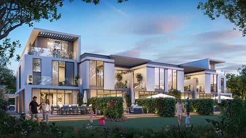 Ylelliset 4 makuuhuoneen townhouse -asuntoja DAMAC Hillsissa, Dubaissa — 6/24