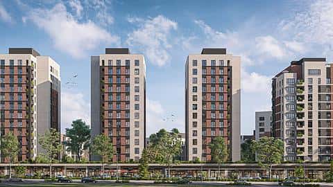 Appartements à vendre à Bagcilar : 2-4 chambres, piscine et citoyenneté à Istanbul — 7/8