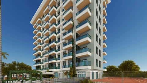 Propriété à vendre à Mahmutlar, Alanya : appartements de 1, 2, 3 chambres avec piscine et salle de gym — 4/10
