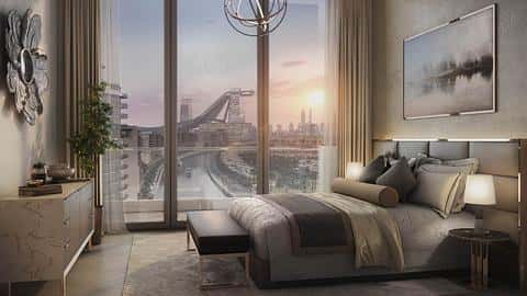 Appartamenti di lusso con viste mozzafiato a MBR City, Dubai — 7/9