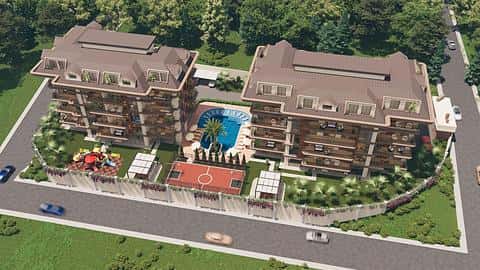 Appartements de Luxe 1+1, 2+1 & 3+1 Près de la Mer à Alanya — 6/28